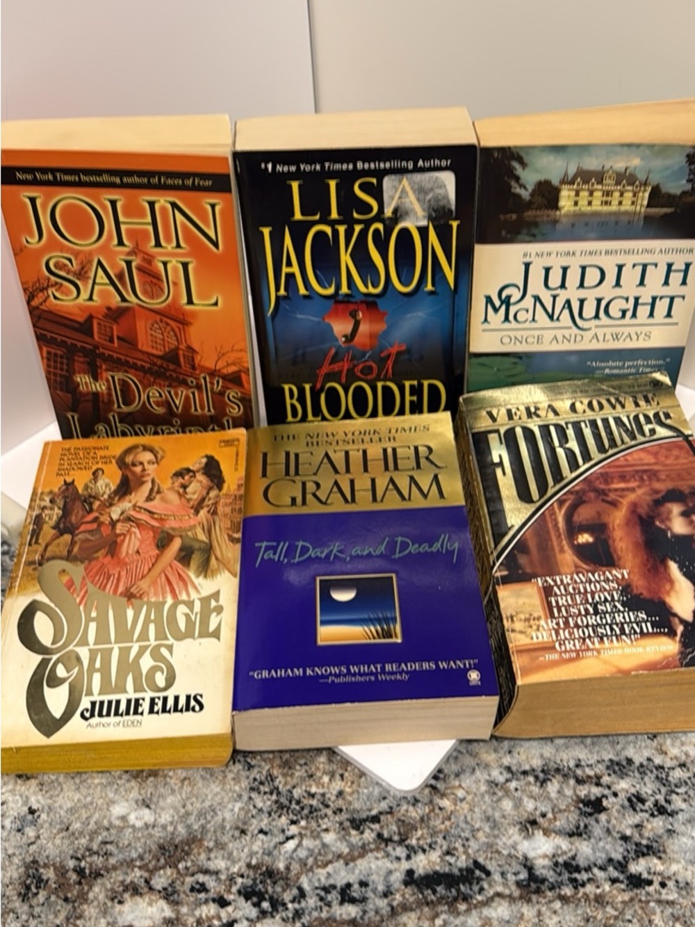Assorted Paperback Romance Book Set - Mixed Colors